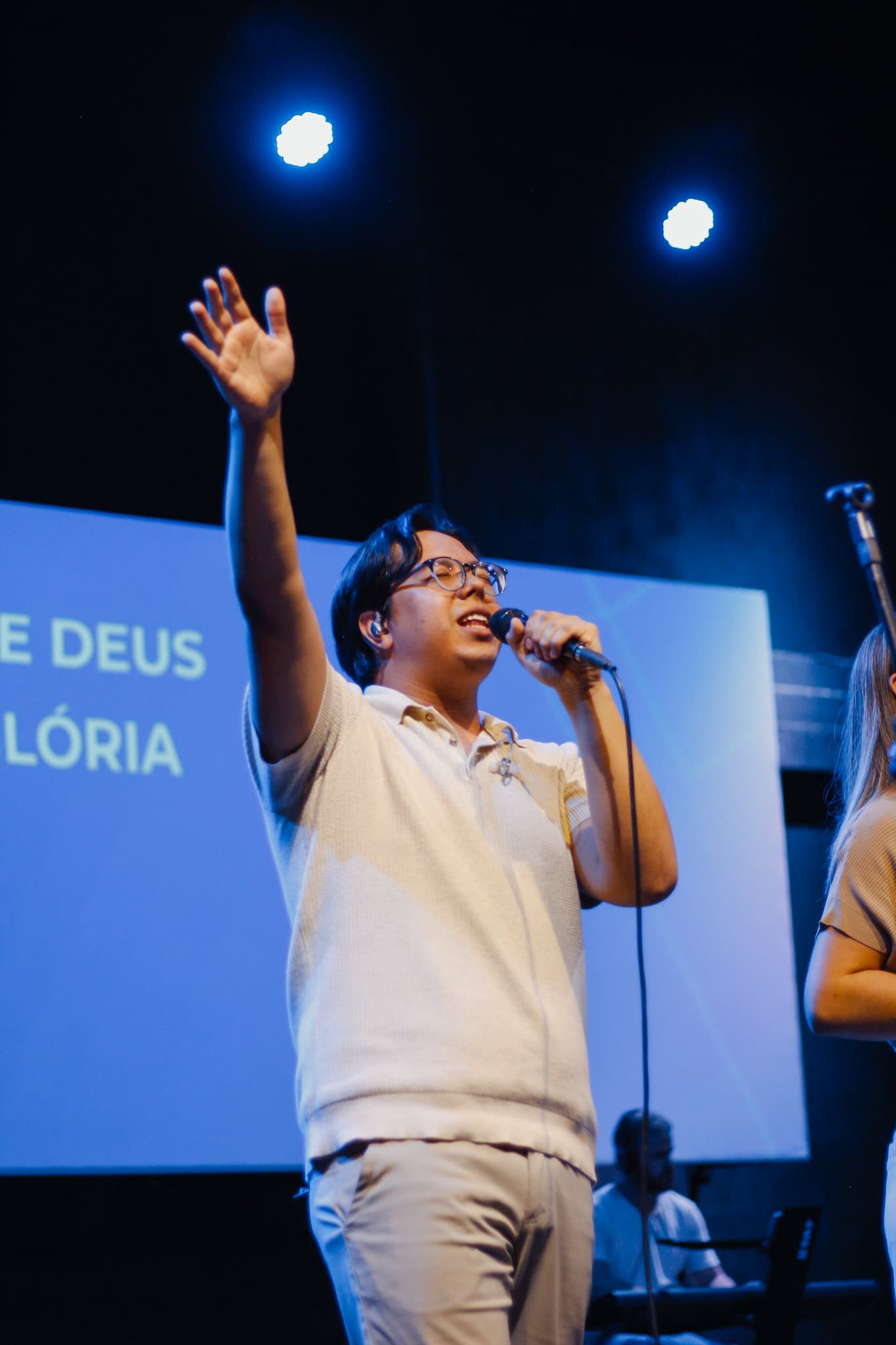 Foto da equipe do ministério de louvor da BeOne Church